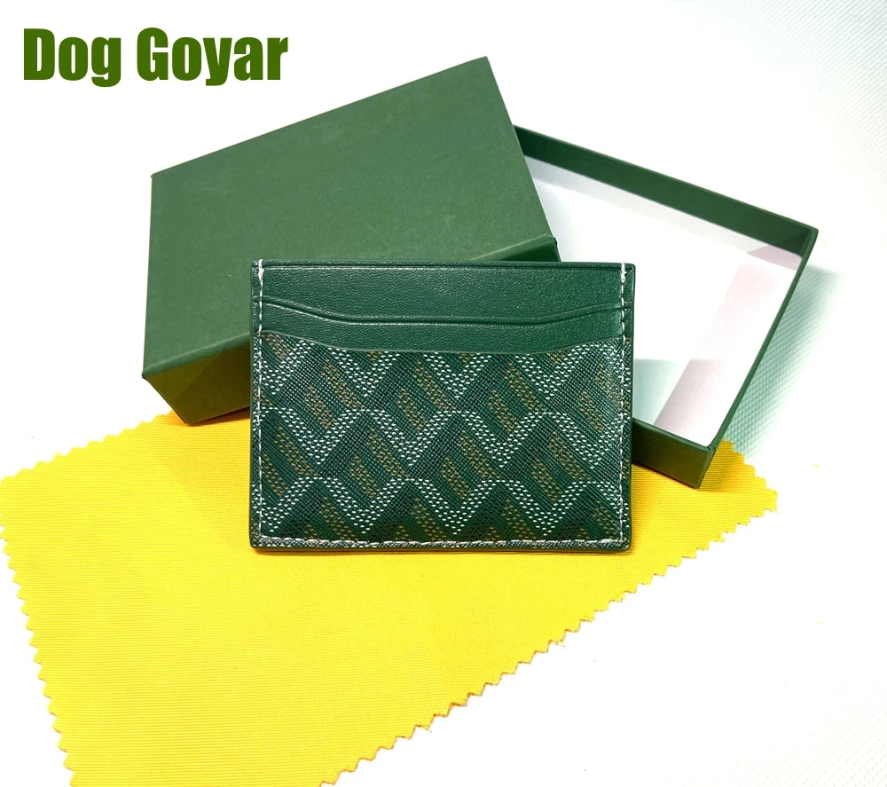 

Dog GOYAR Dog luxury upgraded version card case Korean card holder for men and women popular design fashion Y print card case 5.