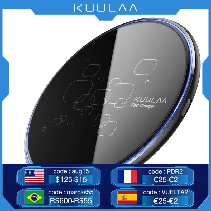 KUULAA 15W Qi Wireless Charger	