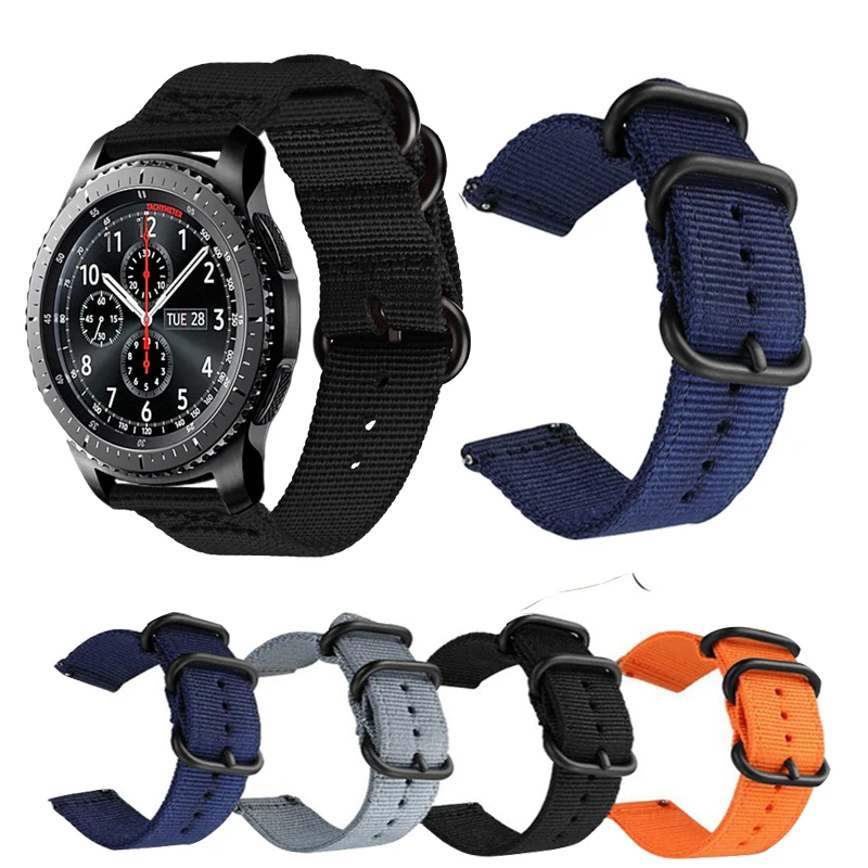 

Solid nylon Watch Band 18mm 20mm 22mm 24mm 26mm Wristband Replacement Strap Smart watchband Bracelet Correa wristband belt