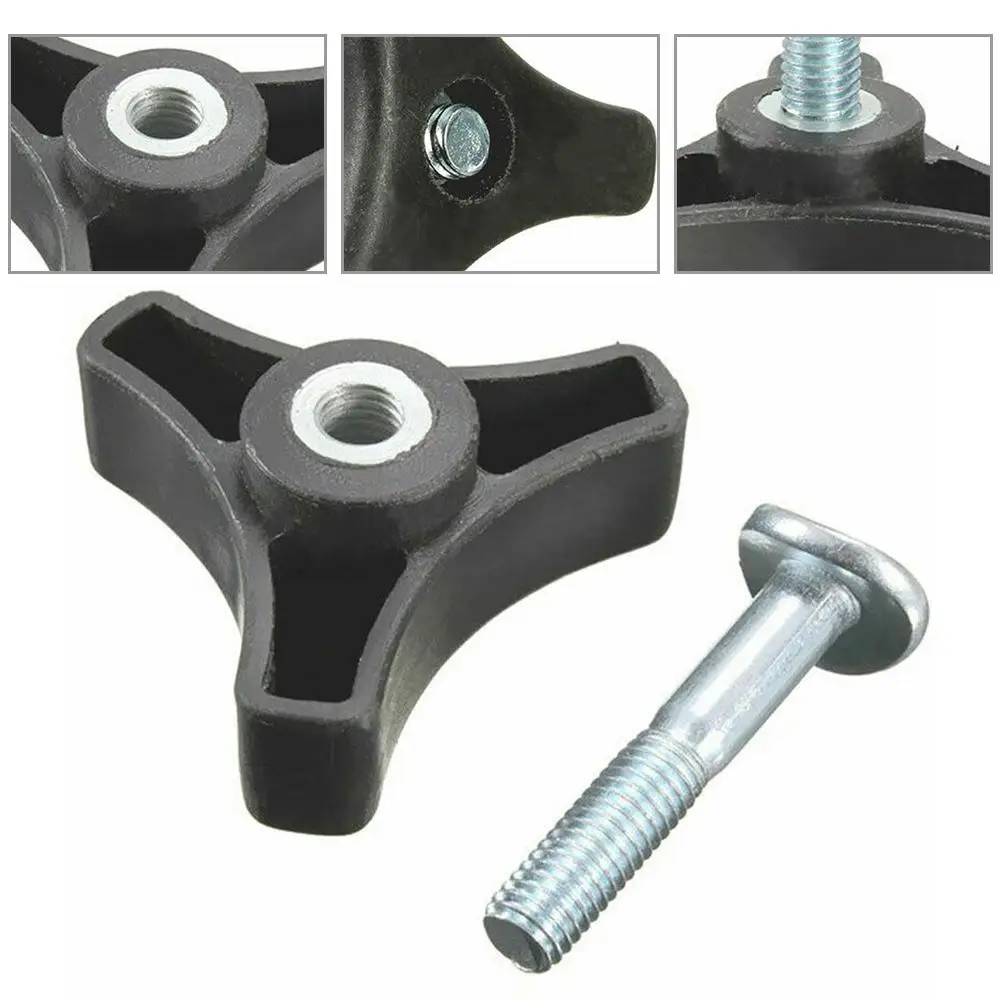 

Triangles Knob Handle Bolt Replacement Parts Nut Screw For Lawn Mower Machine Plastic Nut For Fixing Lawn Mower Handle Parts