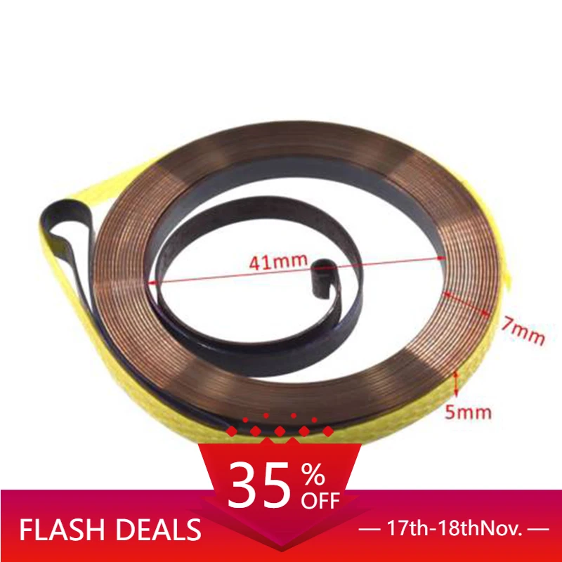 

Стартер с отдачей пружина для 45cc 52cc 4500 5200 китайская бензопила Tarus Silverline заменяет 2020 Новый стартер с отдачей пружина