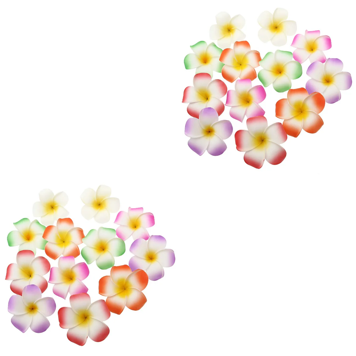 

Hair Flower Clips Plumeria Cliphawaiian Tropical Barrette Claw Hibiscus Accessories Beach Barrettes Flowerspins Women Girls