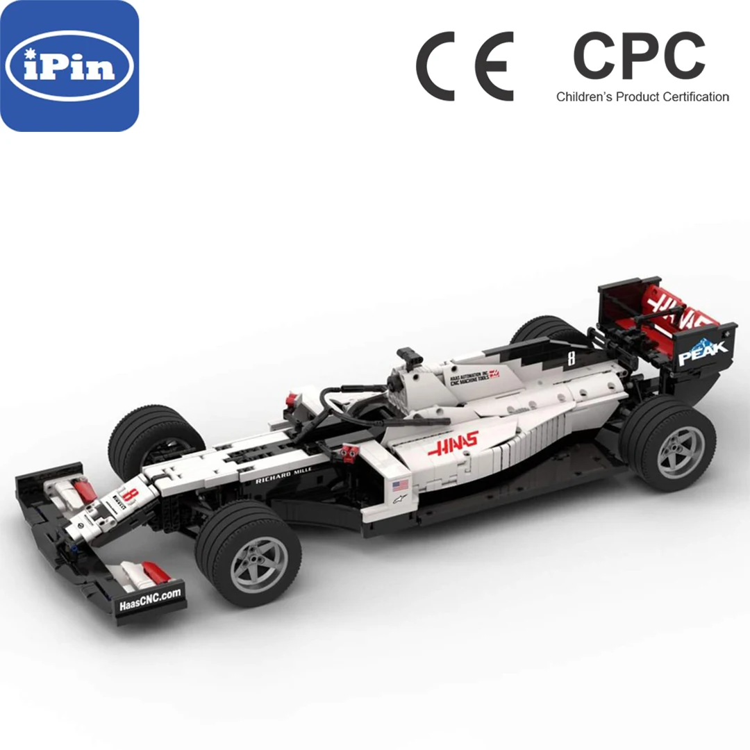 

Moc-47258 F1 Sports Car Building Block Technology Assembly Electronic Drawing High TechToys Kids Christmas Gifts