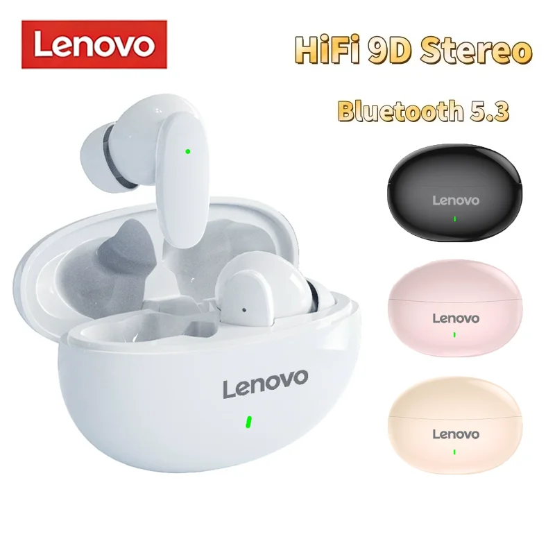 Фото НОВЫЕ Bluetooth-наушники Lenovo для ноутбуков и компьютеров, легкие наушники, совместимые со смартфонами, для занятий спортом №1