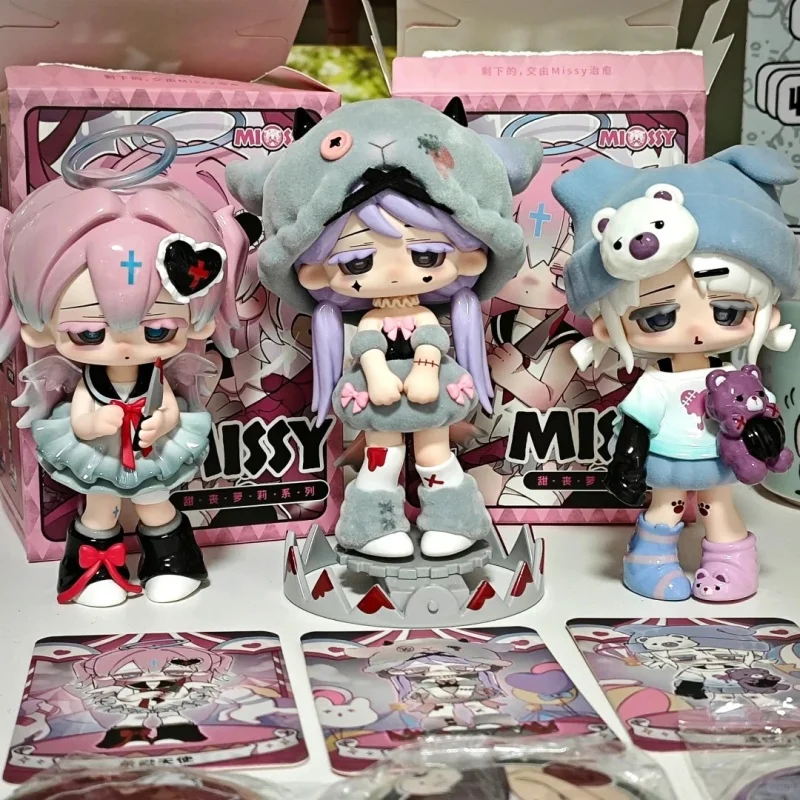Фото В наличии Missy Sweet Mourning Lolita Series слепая коробка подлинная V1 V2 Immovable модные игрушки фигурки милые настольные украшения подарок №5