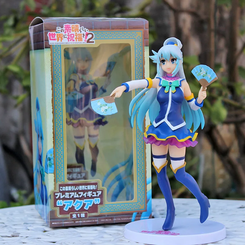 Аниме Kono Subarashii Sekai ni Shukufuku o! Aqua Фигурка Коллекция ПВХ Модель Куклы Хобби Игрушки Настольные украшения 20 см (art.: 3920cae1d2ecc) - 3920cae1d2ecc