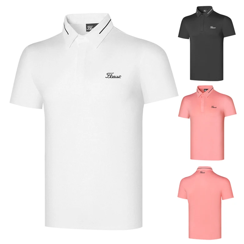 

2021 Golf clothing short-sleeved men's quick-drying casual loose sweat-absorbent POLO shirt GOLF wear