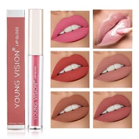 6 color velvet lip gloss is not easy to stick to cup dudu lip gloss liquid lipstick cross border makeup lipgloss