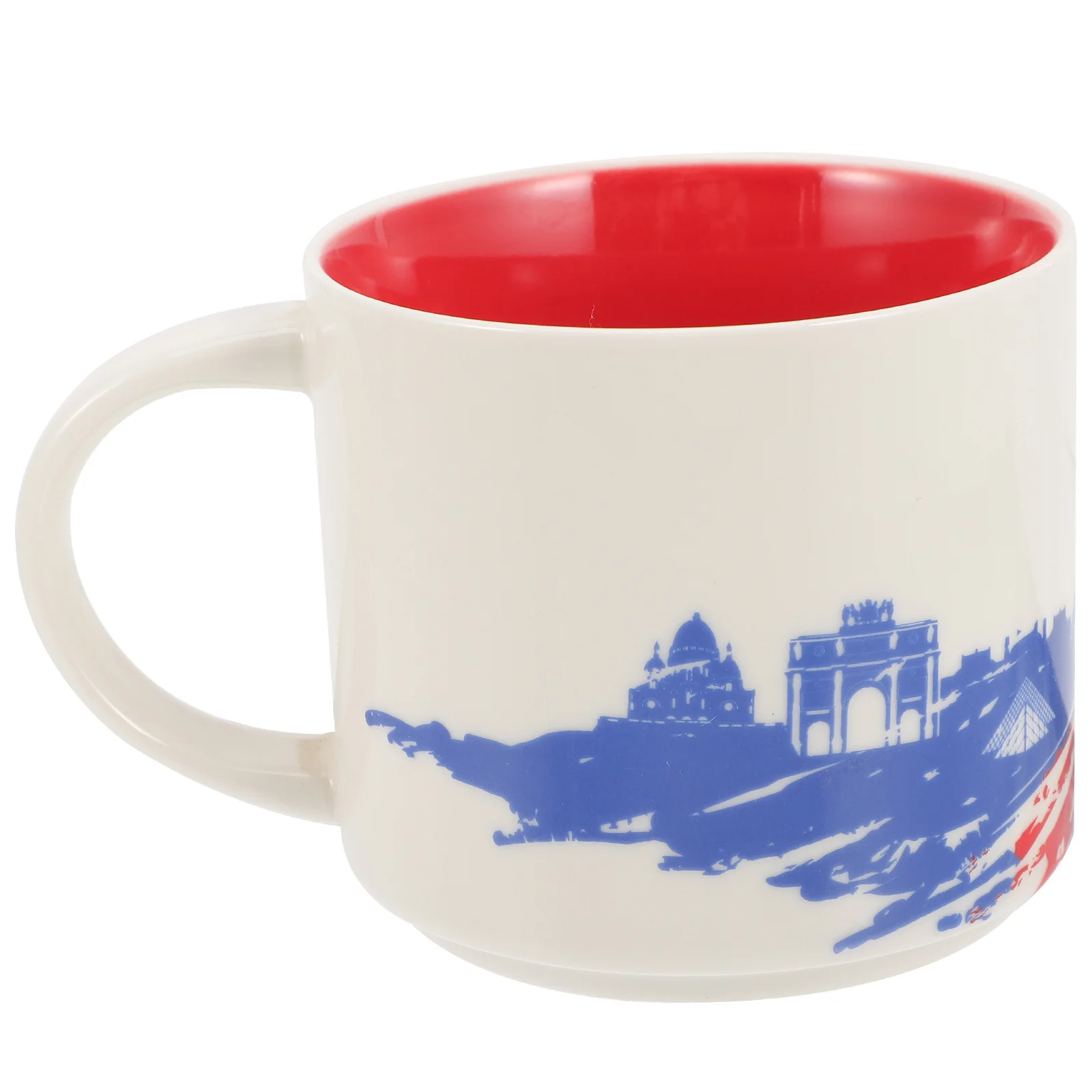 

Mug Cup Coffee Ceramic Tea Water Latteparis Bakewake Mugs Graffiti Building Porcelain Cappuccino Espresso Tumbler Drinking