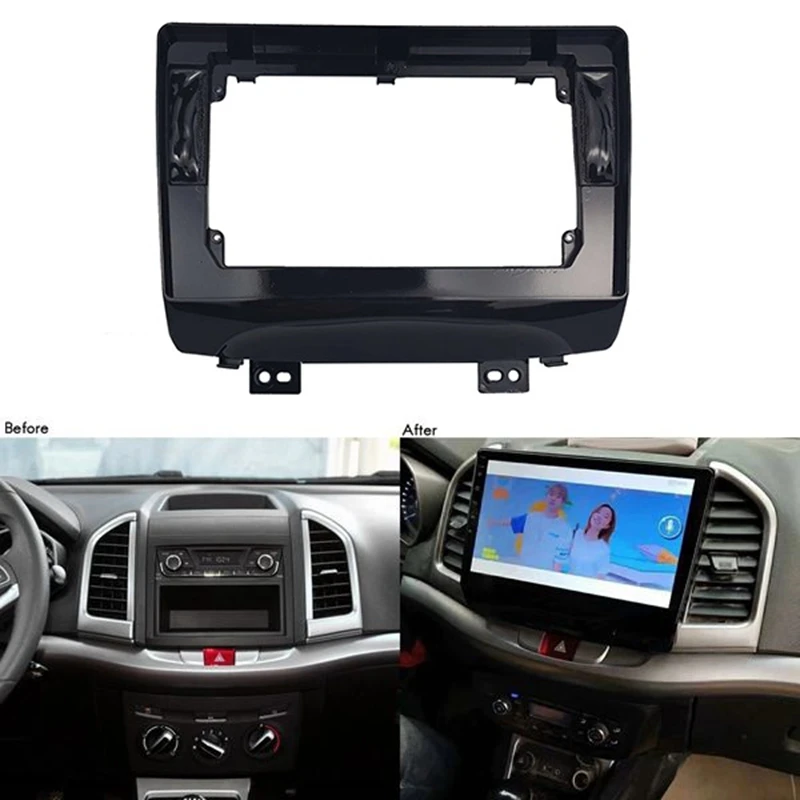

9-дюймовая Автомобильная радиоустановка Fascia для JAC Refine S3 2013-2016 DVD стерео рамка пластина адаптер Рамка комплект