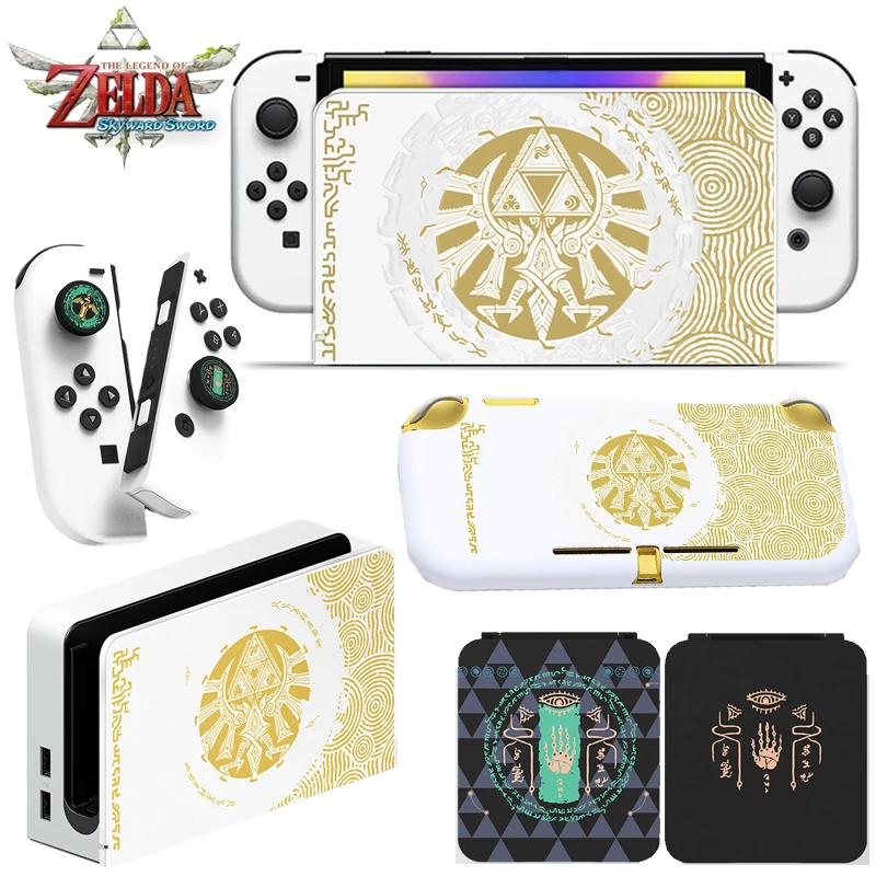 

The Legend of Zelda Tears of The Kingdom Series Switch Oled Lite Protector Case NS Accessories Switch Pc Shell Cover Toys Gifts