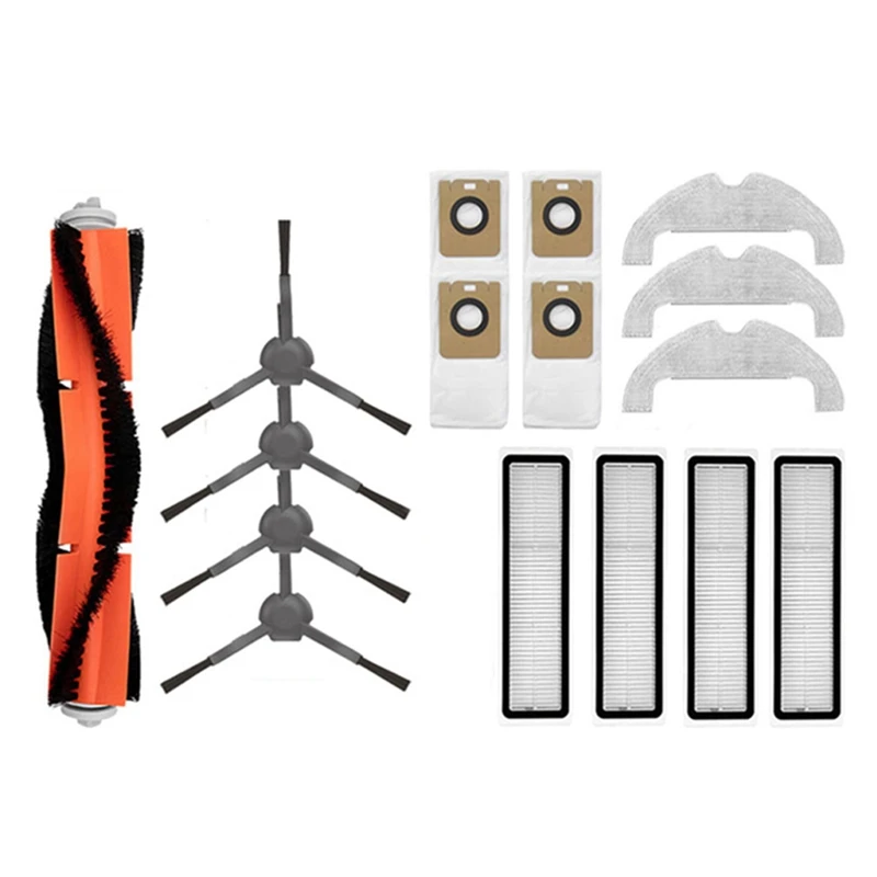 

Сменные детали для пылесоса Xiaomi Mijia Stytj05zhm, фильтр НЕРА, основная боковая щетка, 16 шт.