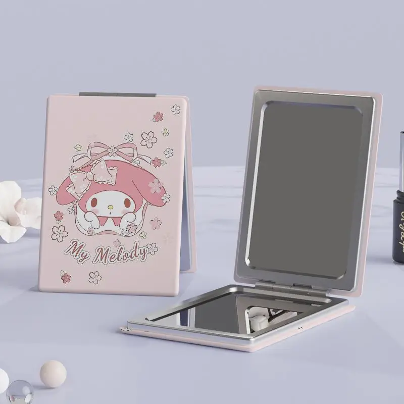 

Зеркало для туалетного столика Sanrio My Melody Mini, высокое качество, портативное, квадратное, складное, нежное, модное, изящное, простое, подарок любимой девушке