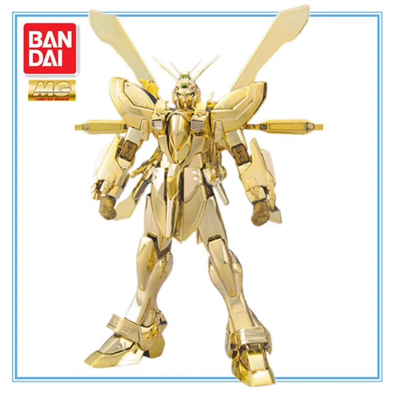 

BANDAI MG 1/100 gold plated God GF13-017NJ II GOD GUNDAM King of Heart Action Toy Figures Assembly Model Kit Boy's Holiday Gift