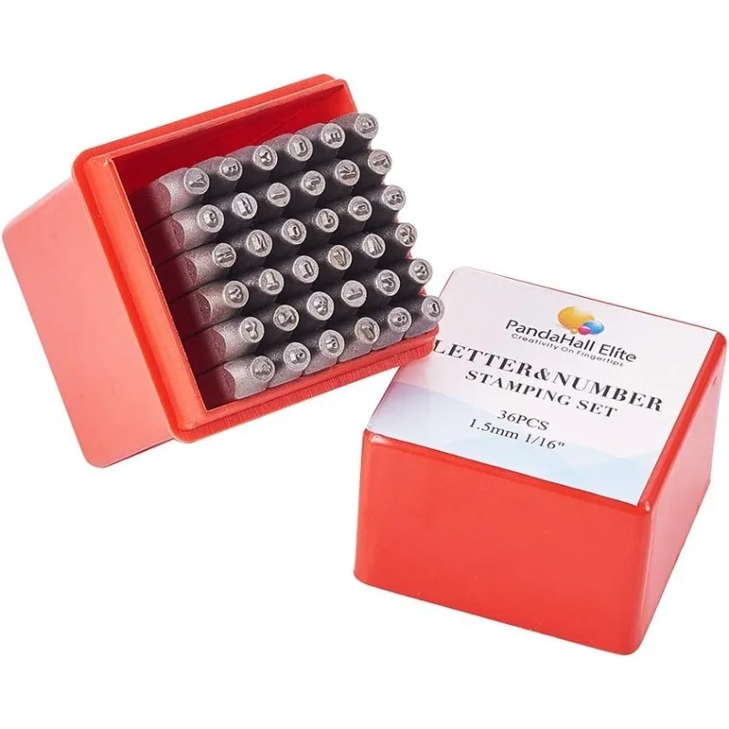 Набор металлических штампов с буквами и цифрами 1/20 дюйма 1 5 мм алфавит Размеры 0-9
