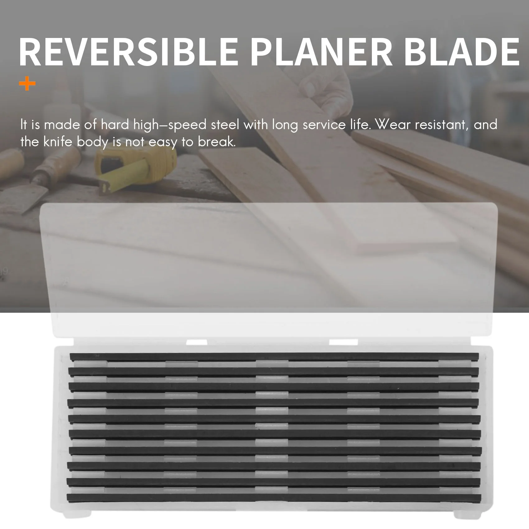 10 шт. Реверсивные высокоскоростные стальные строгальные лезвия 82 мм X 5 для резки