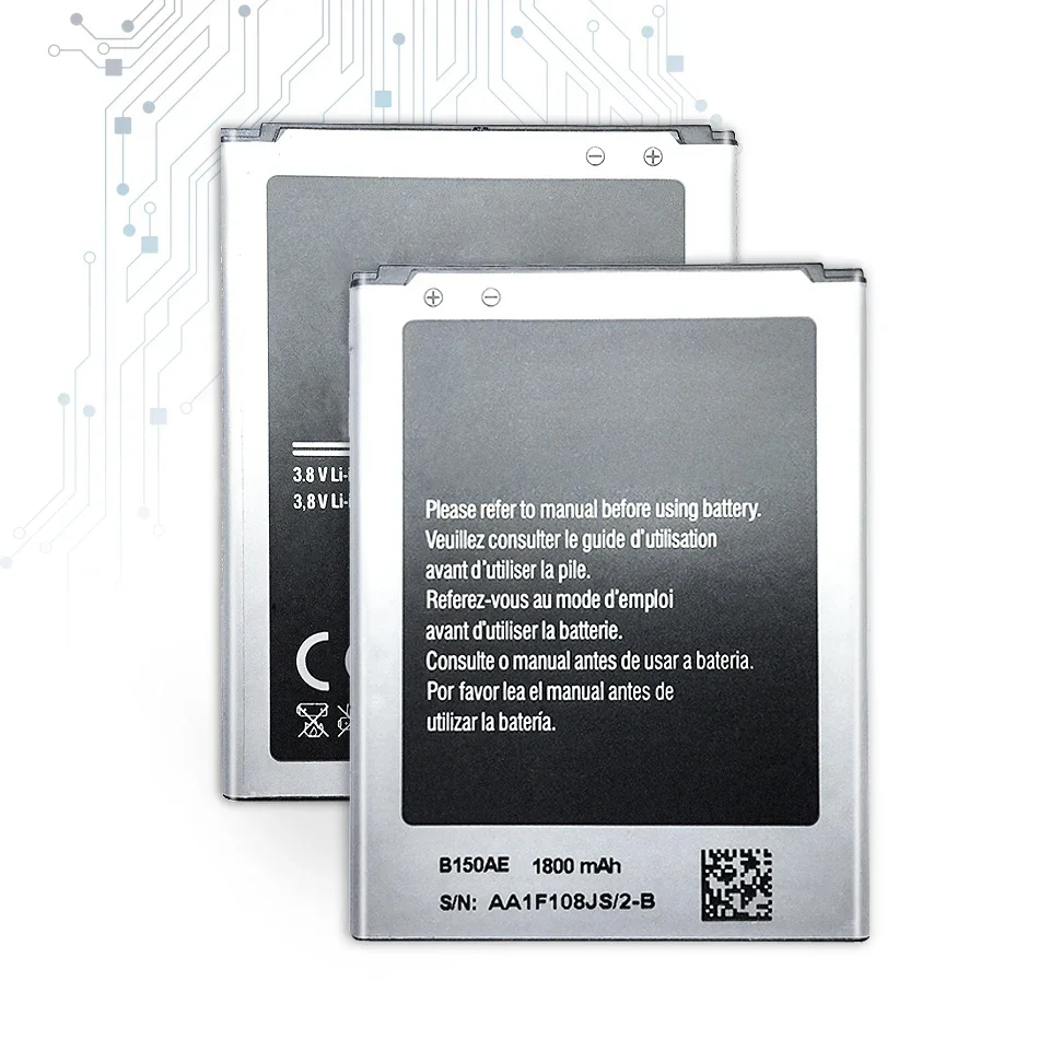 Аккумулятор B150AE B150AC для Samsung GALAXY Trend 3 G3502 G3508 G3509 I8260 I8262 SM-G350E G350E G350 1800 мАч + номер