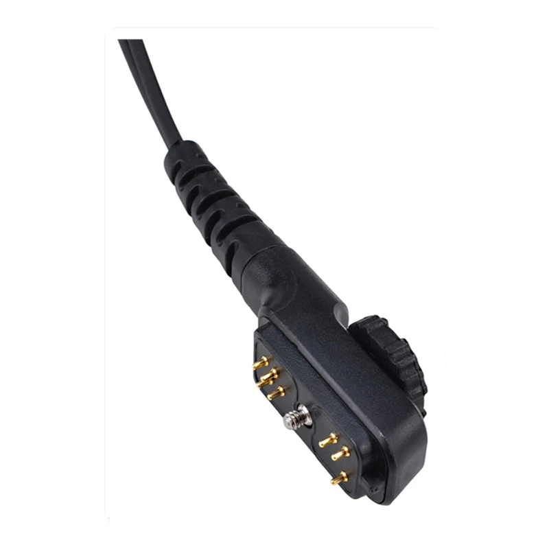 1-Wire Swivel Loop Earpiece and Microphone, Privacy Surveillance Headset Earphone, Compatible with HYT Hytera PD702 PD752 PD782