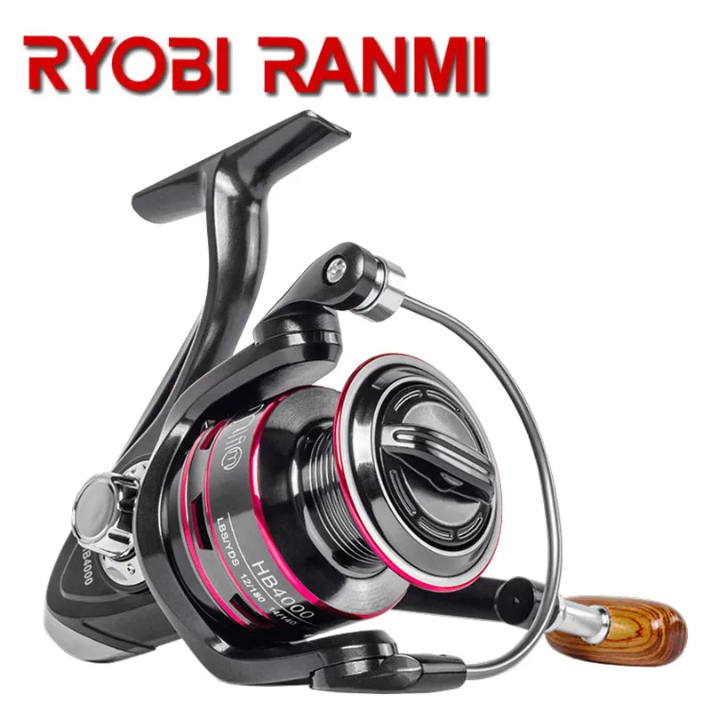 RYOBI RANMI HB Spinning Fishing Reel 1000-7000 Series Metal Spool Wheel Max Drag 8KG Sea Fishing