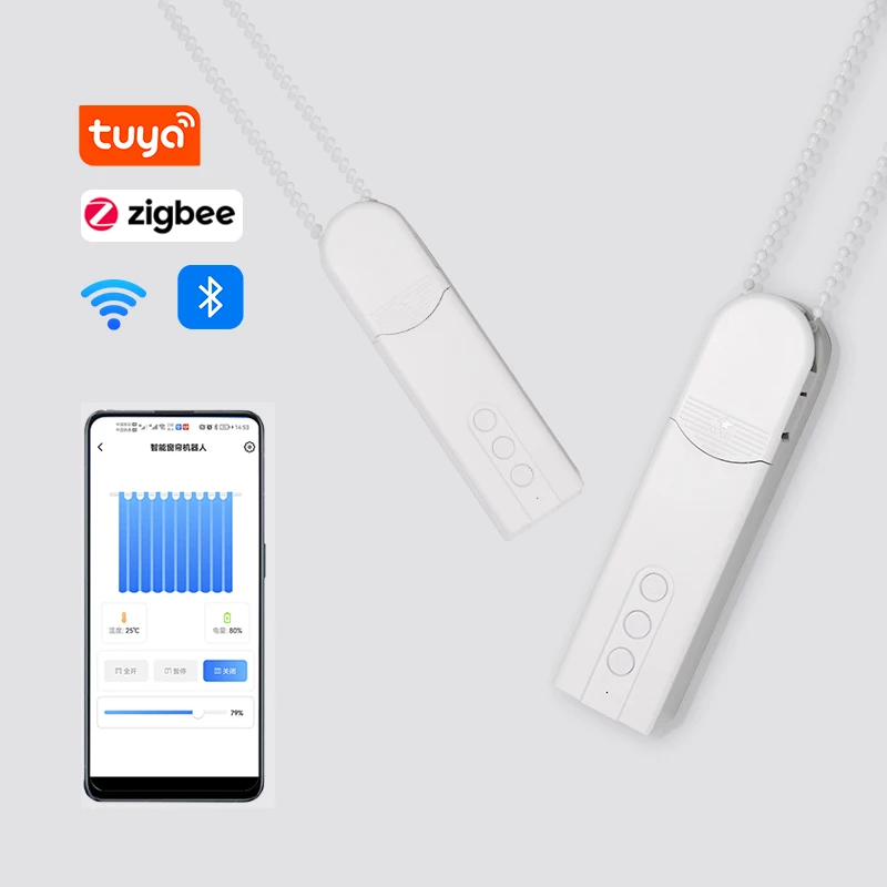 Умный Электрический Мотор Для Штор Zigbee Tuya Wi-Fi Bluetooth Домашняя Автоматизация
