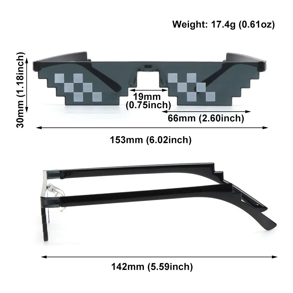 Солнцезащитные очки Thug Life для мужчин и женщин модные прикольные винтажные