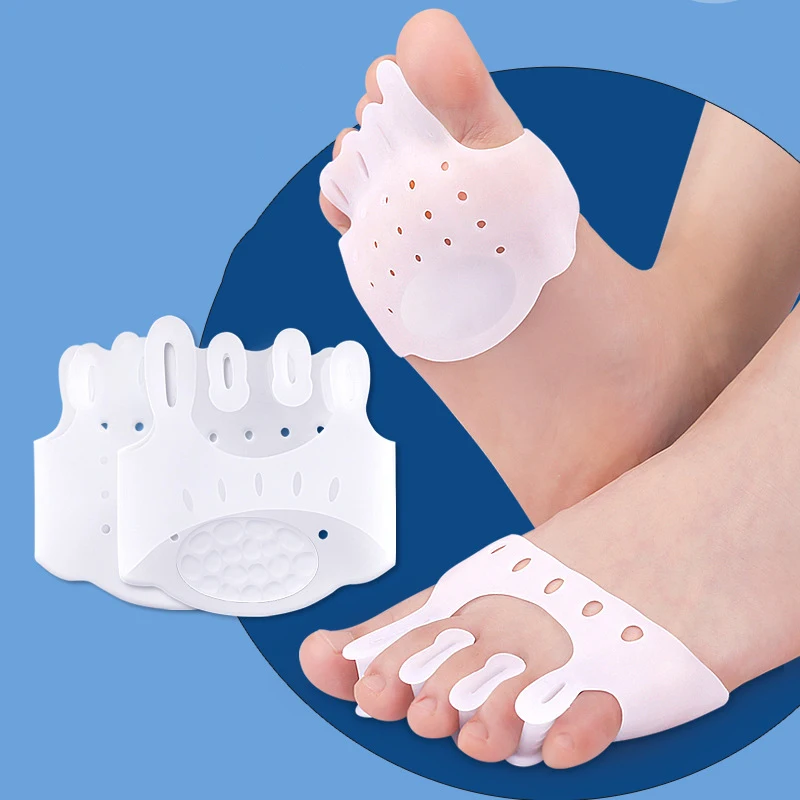 

Sdatter Half Yard Insoles Toe Orthotics Brace Foot Care Tools Toe Valgus Protector Toe Separators Splint Straightener Forefoot P