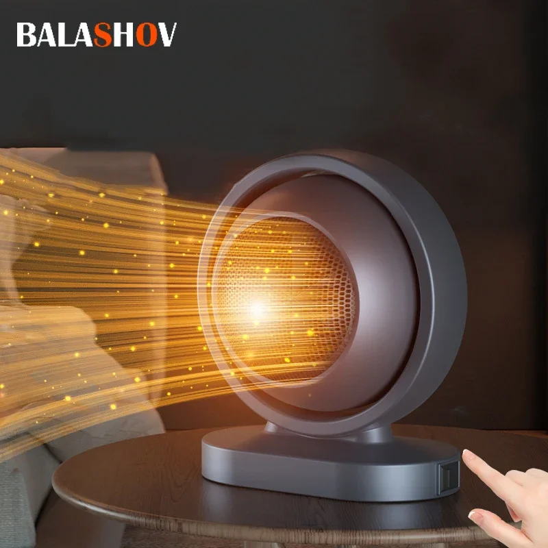 

380W Electric Heater Portable Desktop Fan Stove Warm Air Blower Mini Radiator Home Office Room Warmer for Winter Low Consumption