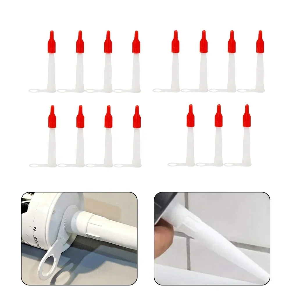Сменная силиконовая крышка сопла трубки Ti 333333333333333333333 PS Caulk с красной насадкой