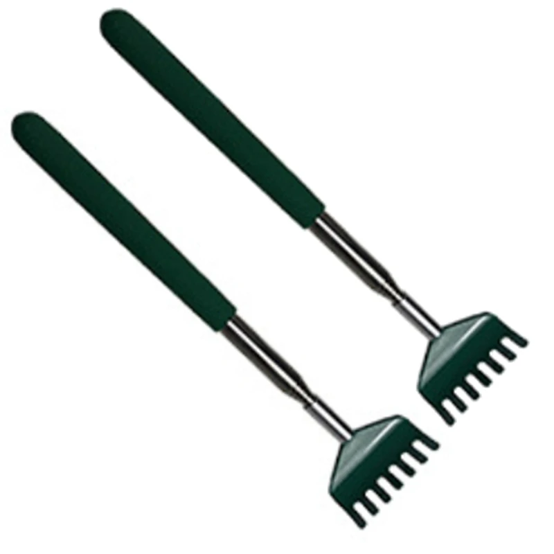 

HOT-2 Pack Portable Extendable Back Scratcher, Metal Stainless Steel Telescoping Back Scratcher Tool With Carrying Bag