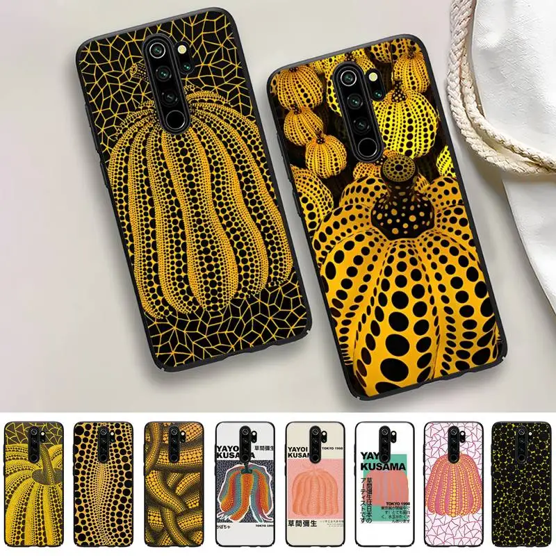 

Yayoi Kusama Pumpkin Phone Case For Redmi 9 5 S2 K30pro Silicone Fundas for Redmi 8 7 7A note 5 5A