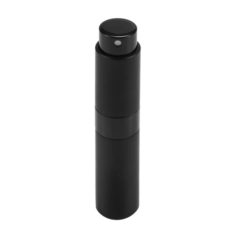 

6X 8 Ml Portable Travel Mini Bottle Refillable Empty Perfume Atomizer - Black