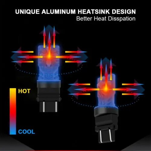 

10Smd-3030 High Power 3157 3156 Led Lights Bulbs Backup Reverse Signal White