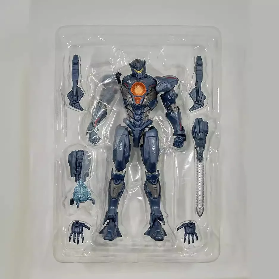Фото Фигурка-модель Mecha Pacific Rim Vengeance Wanderer Obsidian, 18 см, в коробке, с подвижными суставами, игрушка, подарок №3