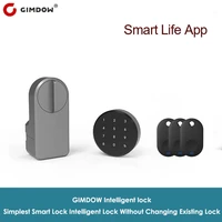 gimdow tuya bluetooth gateway smart door password electric hotel bluetooth apartment for safe security digital locker
