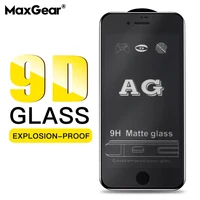 9d full cover matte screen protector tempered glass film for iphone x xr xs max 6 6s plus 8 7 plus frosted protective film cover
