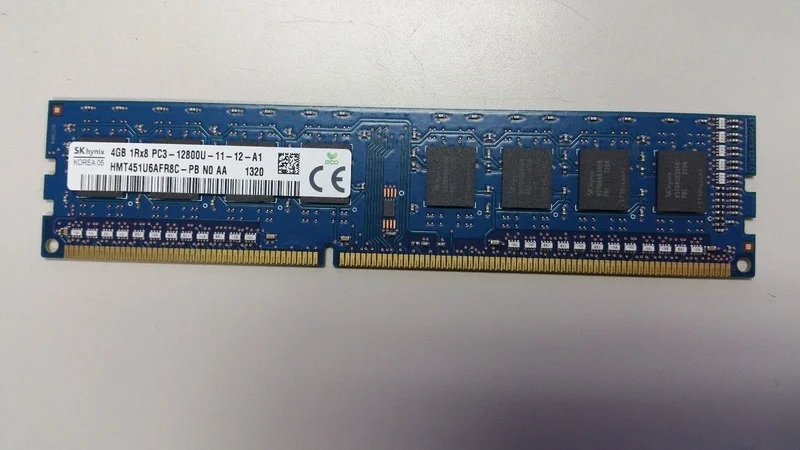

RAM 4G 4GB 1Rx8 PC3-12800U-11-13-A1 1600MHZ desktop memory stick