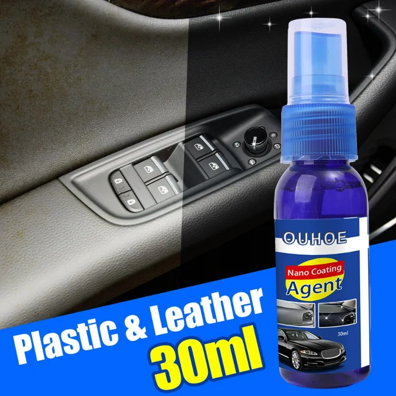 

Car Plastic Restoration Agent Plastic Leather Restore Auto Polish and Repair Coating Renovator Upholstery Car Cleaning Products