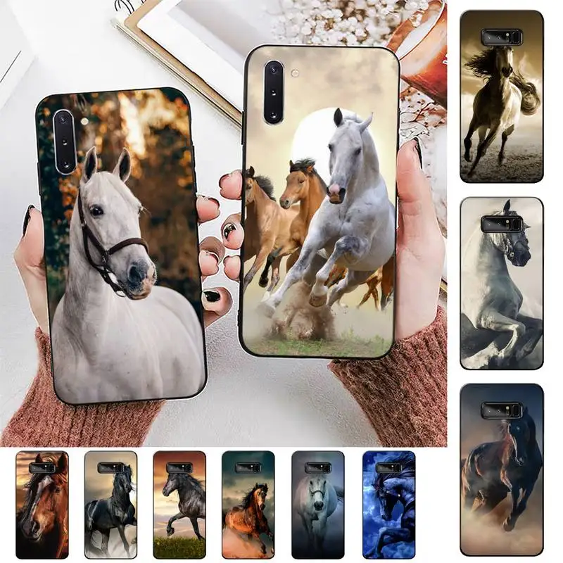 

Horse animal painting pattern Phone Case for Samsung Note 5 7 8 9 10 20 pro plus lite ultra A21 12 72