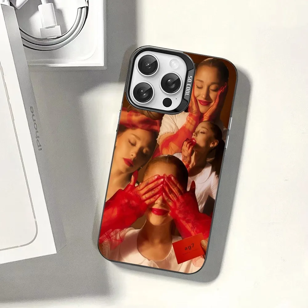 Чехол для телефона A- Ariana G-Grande для IPhone 16, 15, 14, 13, 12, 11 Pro Max X XR XSMAX 8 7 Plus, матовая противоударная задняя крышка (art.: 3920cc260ee09) - 3920cc260ee09