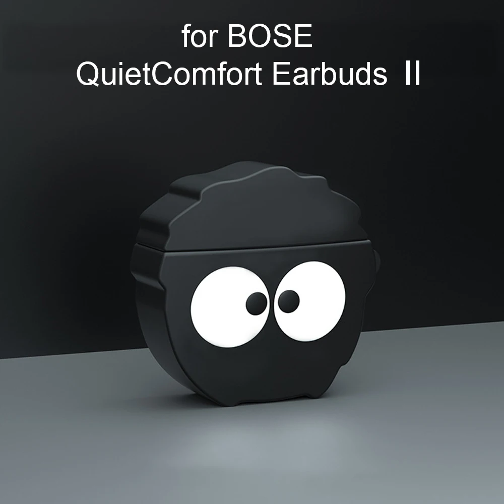

3D чехол для Bose QuietComfort Earbuds II, чехол для BOSE QC Earbuds 2, защитный чехол с шумоподавлением, чехол для наушников с зарядным боксом