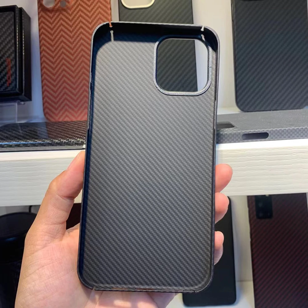 Чехол для телефона из углеродного волокна YTF-carbon 600D iPhone 12 Pro Max ультратонкий