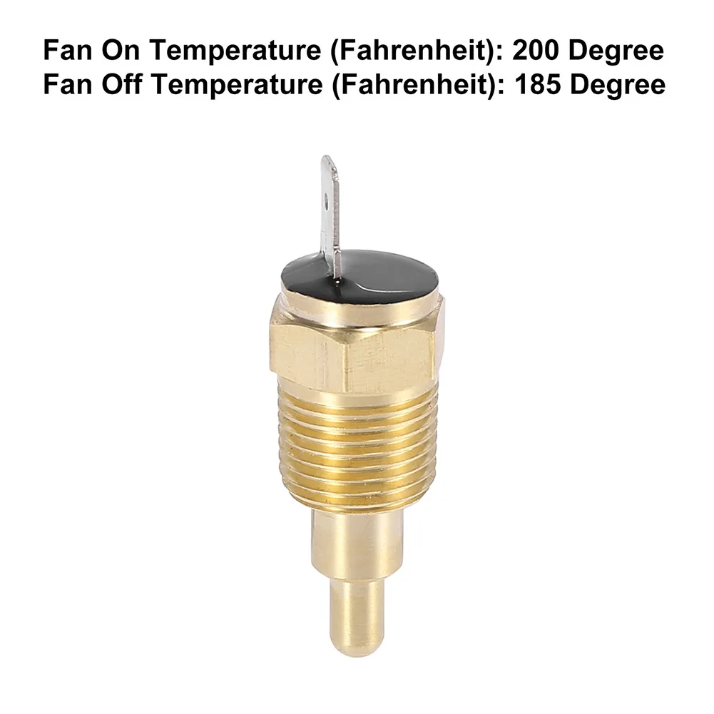 

Radiator Fan Thermo Sensor Switch For Car 3/8\" NPT 200 Degree On 185 Degree Off Sensor Switcha With A 1/8" NPT Port