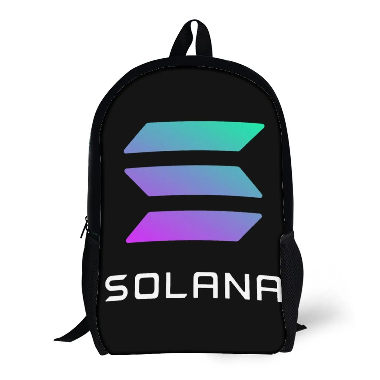 

Solana SOL Durable Snug Knapsack17 Inch Shoulder Backpack Vintage Sports Activities Top Quality