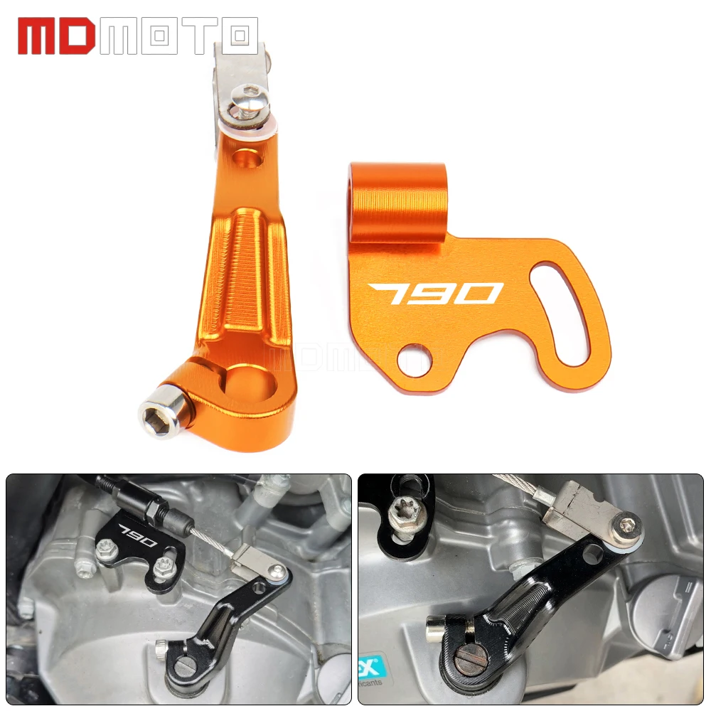 

For KTM 790 Duke 790 Adventure R 790ADV 2020-2021 CNC Aluminum Motorcycle One Finger Clutch Lever Clutch Arm