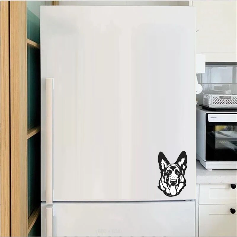 Покажите свою любовь к немецким пастушкам с помощью этой стильной наклейки на