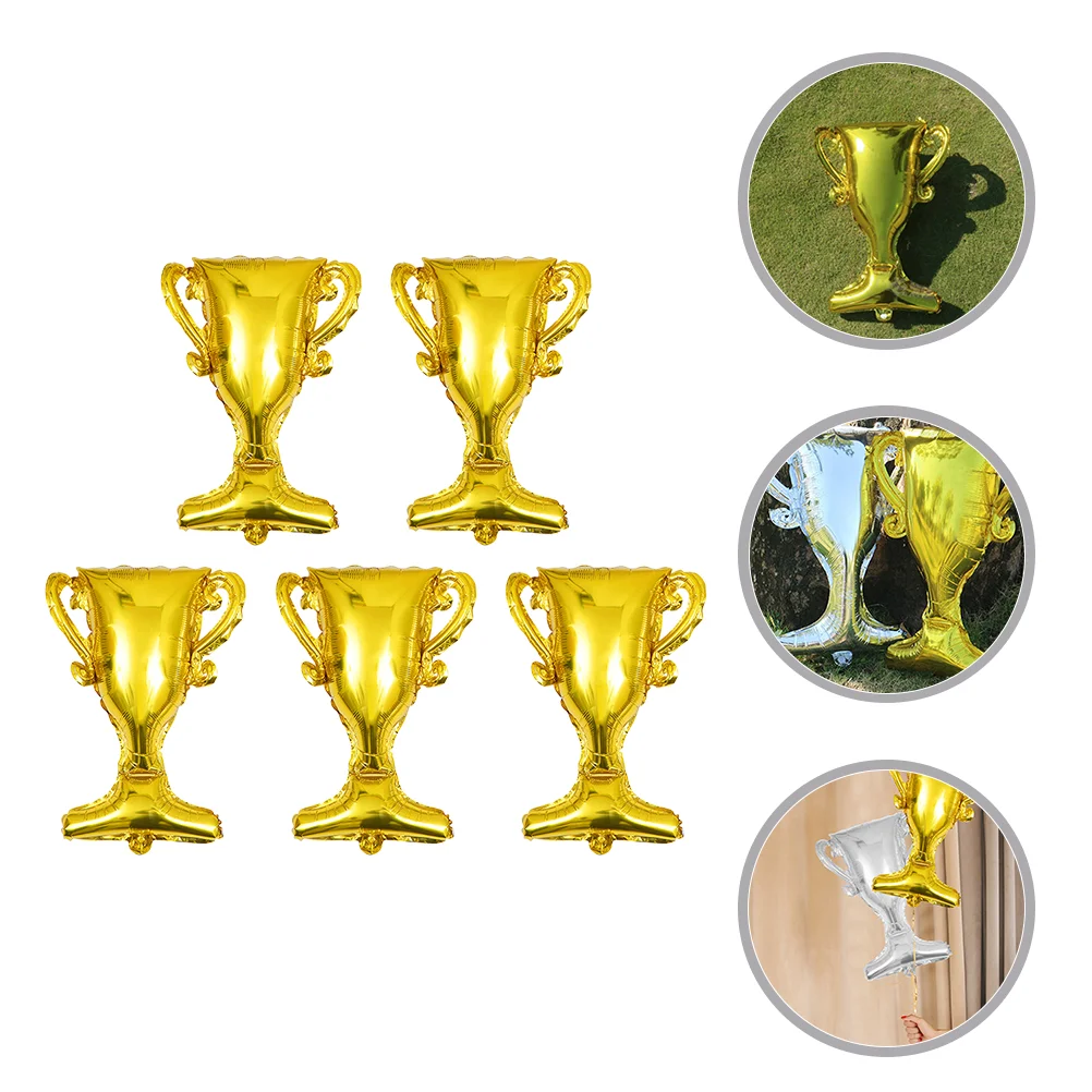 

Balloon Party Graduation Trophy First Prize Balloons Decoration The Blow Holiday Gold Inflatable Decorative Aluminum Supplies