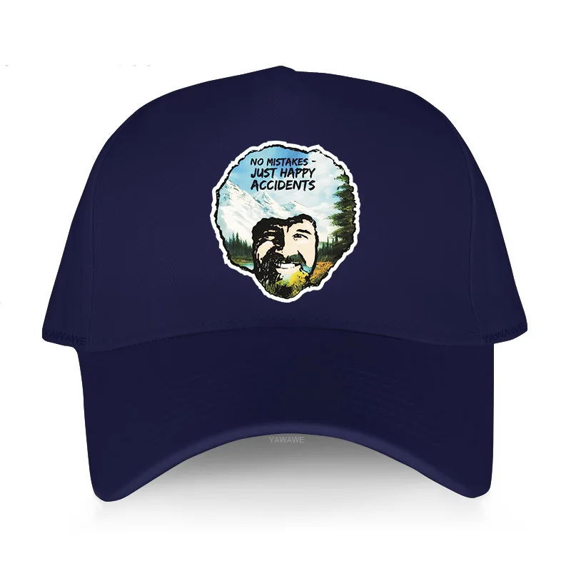 

Funny design print baseball caps for men no mistakes just happy accidents new women classic style cap summer fashion brand hat