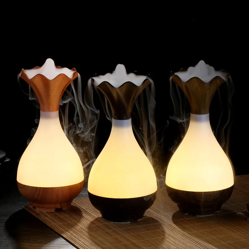 

Wood Grain Air Humidifier Ultrasonic Essential Oils Aroma Fragrance Diffuser Mute Aromatherapy Humidifiers Diffusers For Home