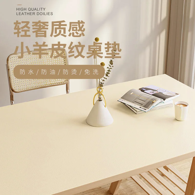

Ins table mat student desk pad waterproof leather cloth oil computer mouse_AN2976