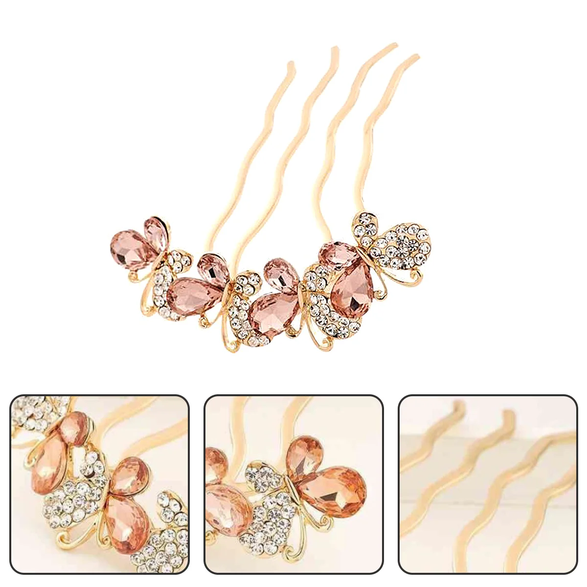 

Butterflies Hair Stick Chinese Style Delicate Classical Elegant Hair Accessory Hair Fork Hair Stick Hairpin Hair Clip Pin